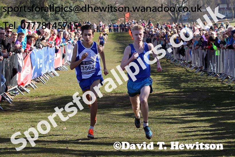 Mens under-17s Inter Counties Cross Country,  Cofton Park, Birmingham. Photo: David T. Hewitson/Sports for All Pics